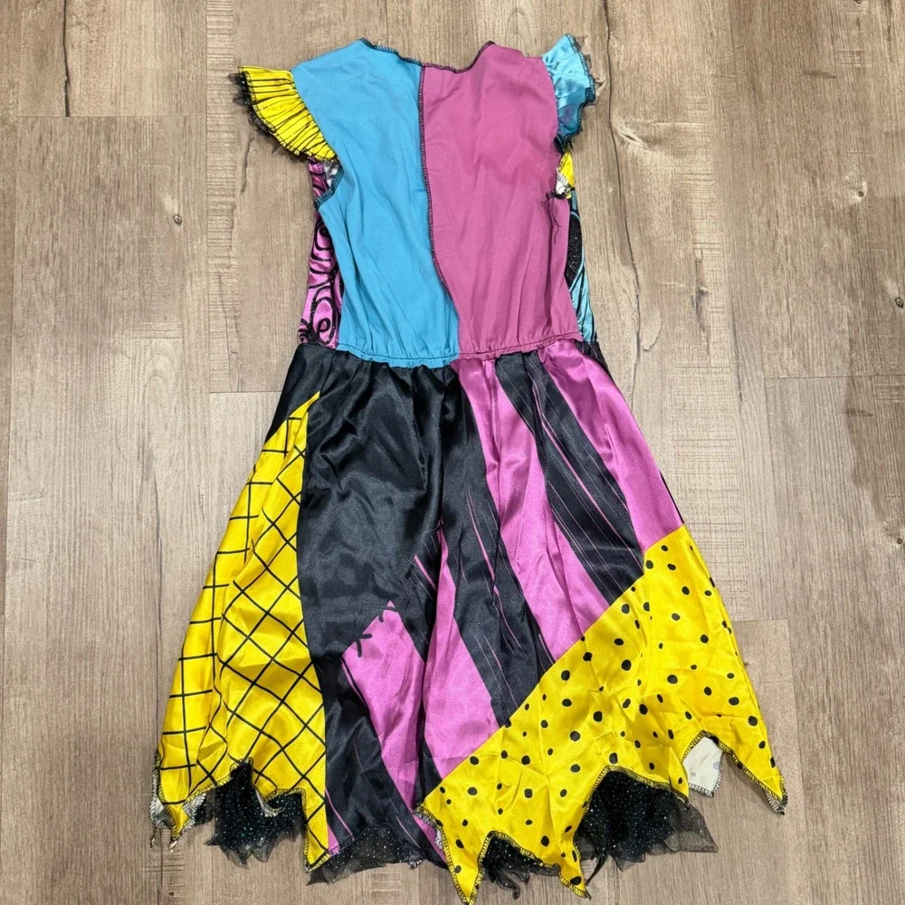 Disney Costume Girls Kids M(7-8) Patchwork Sally Nightmare Before Christmas